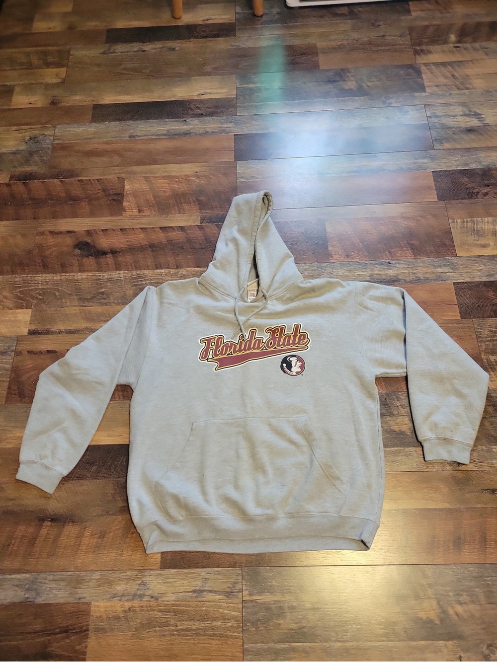 Florida State Logo Gray Hooded Sweatshirt